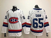 Montreal Canadiens 65 Andrew Shaw White 100TH Classic Adidas Stitched Jersey,baseball caps,new era cap wholesale,wholesale hats